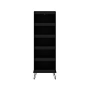 Shoe storage rack with 6 shelves in black by Manhattan Comfort additional picture 9