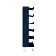 Shoe storage rack with 6 shelves in tatiana midnight blue by Manhattan Comfort additional picture 6