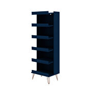 Shoe storage rack with 6 shelves in tatiana midnight blue by Manhattan Comfort additional picture 8