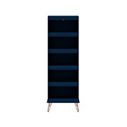 Shoe storage rack with 6 shelves in tatiana midnight blue by Manhattan Comfort additional picture 9