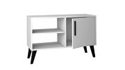 Mid-century- modern 35.43 TV stand with 3 shelves in white by Manhattan Comfort additional picture 6