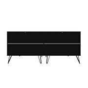 6-drawer double low dresser with metal legs in black by Manhattan Comfort additional picture 7