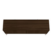6-drawer double low dresser with metal legs in brown by Manhattan Comfort additional picture 9