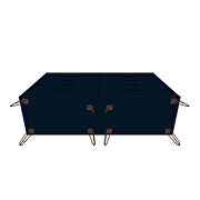10-drawer double tall dresser with metal legs in tatiana midnight blue by Manhattan Comfort additional picture 5