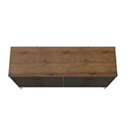 10-drawer double tall dresser with metal legs in nature and textured gray by Manhattan Comfort additional picture 8