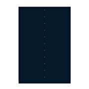 Modern 2-section freestanding wardrobe armoire closet in tatiana midnight blue by Manhattan Comfort additional picture 8