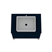 Bathroom vanity sink 1.0 with metal legs in tatiana midnight blue by Manhattan Comfort additional picture 6
