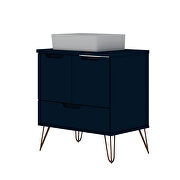 Bathroom vanity sink 1.0 with metal legs in tatiana midnight blue by Manhattan Comfort additional picture 8
