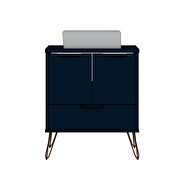 Bathroom vanity sink 1.0 with metal legs in tatiana midnight blue by Manhattan Comfort additional picture 9