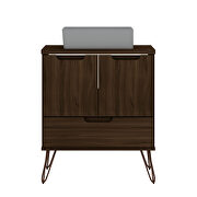 Bathroom vanity sink 1.0 with metal legs in brown by Manhattan Comfort additional picture 3