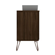 Bathroom vanity sink 1.0 with metal legs in brown by Manhattan Comfort additional picture 6
