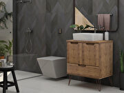 Bathroom vanity sink 1.0 with metal legs in nature by Manhattan Comfort additional picture 10