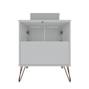 Bathroom vanity sink 2.0 with metal legs in white by Manhattan Comfort additional picture 5