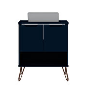 Bathroom vanity sink 2.0 with metal legs in tatiana midnight blue by Manhattan Comfort additional picture 9