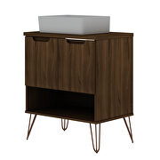 Bathroom vanity sink 2.0 with metal legs in brown by Manhattan Comfort additional picture 8