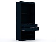 Tatiana midnight blue 2-sectional open hanging module wardrobe closet by Manhattan Comfort additional picture 9