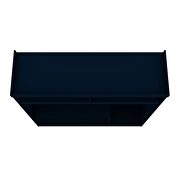 Tatiana midnight blue 2-sectional open hanging module wardrobe closet by Manhattan Comfort additional picture 7