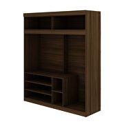 Brown 2-sectional open hanging module wardrobe closet by Manhattan Comfort additional picture 6