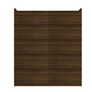 Brown 2-sectional open hanging module wardrobe closet by Manhattan Comfort additional picture 8