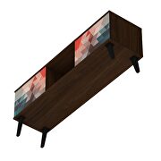 53.15 mid-century modern TV stand in multi color red and blue by Manhattan Comfort additional picture 8
