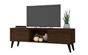 62.20 mid-century modern tv stand in nut brown by Manhattan Comfort additional picture 10