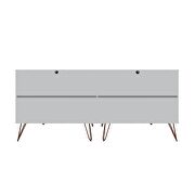 5-drawer and 6-drawer off white and nature dresser set by Manhattan Comfort additional picture 7