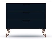 5-drawer and 3-drawer tatiana midnight blue dresser set by Manhattan Comfort additional picture 10