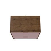 5-drawer and 3-drawer nature and rose pink dresser set by Manhattan Comfort additional picture 4