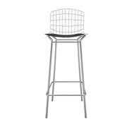 Barstool in silver and black by Manhattan Comfort additional picture 5