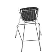 Barstool in silver and black by Manhattan Comfort additional picture 6