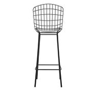 Barstool with seat cushion in black by Manhattan Comfort additional picture 6