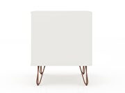 1-drawer white nightstand (set of 2) by Manhattan Comfort additional picture 7