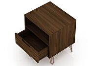 1-drawer brown nightstand (set of 2) by Manhattan Comfort additional picture 6