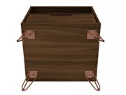 1-drawer brown nightstand (set of 2) by Manhattan Comfort additional picture 8