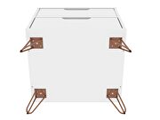 2-drawer white nightstand (set of 2) by Manhattan Comfort additional picture 9