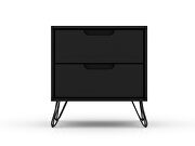 2-drawer black nightstand (set of 2) by Manhattan Comfort additional picture 4