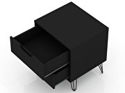 2-drawer black nightstand (set of 2) by Manhattan Comfort additional picture 6