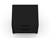 2-drawer black nightstand (set of 2) by Manhattan Comfort additional picture 10