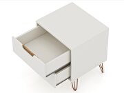 2-drawer off white and nature nightstand (set of 2) by Manhattan Comfort additional picture 6