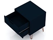 2-drawer tatiana midnight blue nightstand (set of 2) by Manhattan Comfort additional picture 6