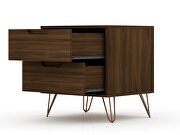 2-drawer brown nightstand (set of 2) by Manhattan Comfort additional picture 5