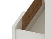 2-drawer off white and nature nightstand (set of 2) by Manhattan Comfort additional picture 8
