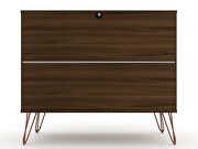 3-drawer brown dresser (set of 2) by Manhattan Comfort additional picture 5