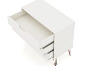 3-drawer off white and nature dresser (set of 2) by Manhattan Comfort additional picture 6