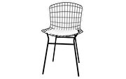 Chair, set of 2 with seat cushion in black and white by Manhattan Comfort additional picture 8