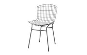 Chair, set of 2 with seat cushion in charcoal gray and white by Manhattan Comfort additional picture 10