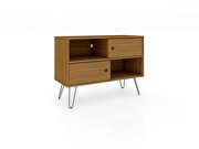 Mid-century- modern 35.43 TV stand with 4 shelves in cinnamon by Manhattan Comfort additional picture 4
