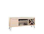 Mid-century- modern 53.54 TV stand with wine rack in off white by Manhattan Comfort additional picture 2