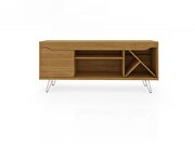 Mid-century- modern 53.54 TV stand with wine rack in cinnamon by Manhattan Comfort additional picture 2
