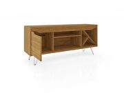 Mid-century- modern 53.54 TV stand with wine rack in cinnamon by Manhattan Comfort additional picture 4